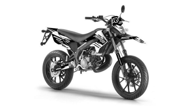 Dekor Radical Racing V2 Derbi Senda Bj 11 17 Schwarz Weiß