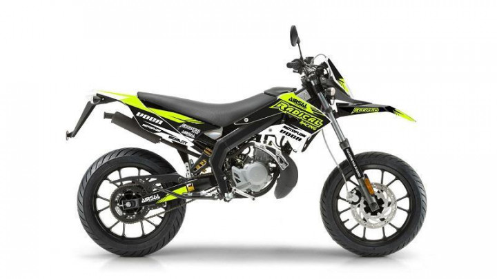 Dekor Radical Racing V Derbi Senda Bj Neongelb Schwarz Wei