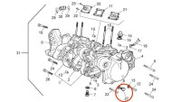 Ölablassschraube (Kupplungsdeckel) Piaggio OEM