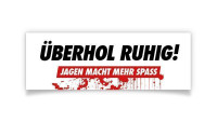 Aufkleber &#34;Überhol ruhig!...&#34;