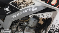 Transferaufkleber Gearparts24 weiß