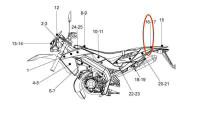 Dekor Einzelteil Aprilia OEM