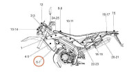 Dekor Einzelteil Piaggio OEM